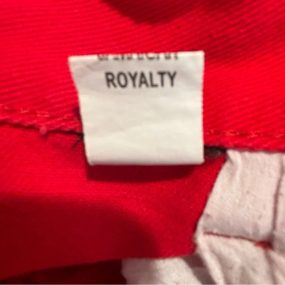 LR BY LRG Sz 36 Jeans Men 100% Cotton  in Red Tapered Leg - Picture 11 of 11